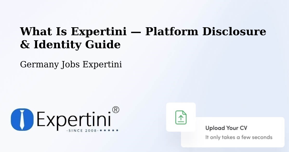 What Is Expertini — Platform Disclosure & Identity Guide – Igel